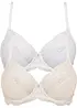 Lot de 2 soutiens-gorge avec dentelle, bonprix