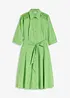 Robe-chemise avec dentelle et lien à nouer, bonprix