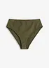 Bas de bikini taille haute, échancré, bonprix