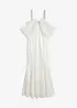 Robe de mariée en satin brillant orné de strass, bonprix