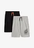 Lot de 2 bermudas en jersey coton, bonprix