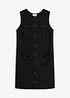 Robe avec boutons décoratifs, bonprix