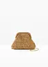 Sac en paille à bandoulière, bonprix