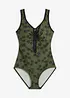 Maillot 1 pièce sculptant, maintien léger, bonprix