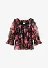 Blouse à base effet boule, bonprix