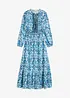 Robe longue imprimée, bonprix