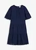 Robe en gaze de coton à broderies anglaises, bonprix