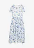 Robe en crêpe froissé, bonprix