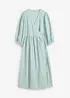 Robe portefeuille en matière texturée, bonprix