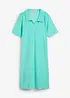 Robe longueur genou en tissu éponge avec col polo, bonprix
