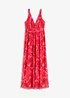 Robe longue en doux mesh imprimé, bonprix
