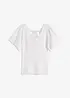 Pull côtelé en viscose mélangée, bonprix
