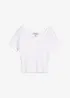 T-shirt ajusté 100% coton, bonprix