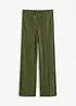Pantalon en jersey plissé, bonprix