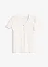 T-shirt en viscose à col boutonné, bonprix