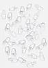 Crochets de rideaux (Ens. 50 pces.), bonprix