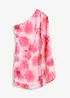 Robe asymétrique en crêpe fin, bonprix