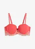 Soutien-gorge à balconnets avec une dentelle multicolore, bonprix