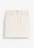 Mini-jupe en coton extensible, bonprix
