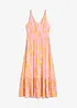 Robe imprimée en viscose à fines bretelles, bonprix