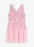Robe courte à sequins, bonprix