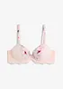 Soutien-gorge à coques avec imprimé brillant, bonprix