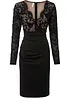 Robe courte avec dentelle, bonprix