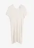 Robe de plage en viscose aspect crochet, bonprix