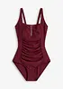 Maillot 1 pièce sculptant, maintien modéré, bonprix