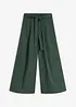 Pantalon en popeline de coton et ceinture (ens. 2 pces), bonprix