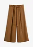 Pantalon en popeline de coton et ceinture (ens. 2 pces), bonprix