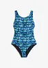 Maillot 1 pièce sculptant, maintien modéré, bonprix