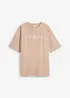 T-shirt long 100% coton, bonprix