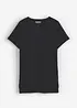 T-shirt plus long derrière en jersey coton épais, bonprix