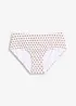 Bas de bikini taille haute, bonprix