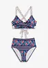 Bikini bustier (ens. 2 pces), esprit portefeuille, bonprix