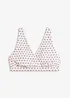 Haut de bikini brassière avec col en V, bonprix