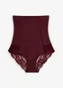Culotte taille haute sculptante avec dentelle, maintien fort, bonprix