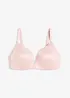 Soutien-gorge à coques sans armatures en polyamide brillant, bonprix