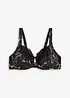 Soutien-gorge à armatures, bretelles rembourrées et dentelle délicate, bonprix