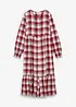Robe midi en flanelle, bonprix