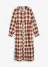 Robe midi en flanelle, bonprix