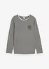 T-shirt manches longues effet superposé, bonprix