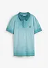 Polo en maille piquée, aspect délavé, bonprix