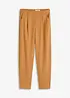 Pantalon en toile coupe barrel, bonprix