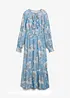 Robe longue en fine viscose mélangée, bonprix