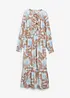 Robe longue en fine viscose mélangée, bonprix