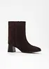 Bottines en cuir, bonprix