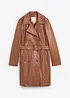 Trench-coat en cuir d’agneau nappa, bonprix