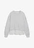 Sweat avec empiècement chemise, bonprix
